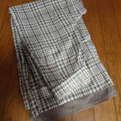 theory luxe マルチチェック柄 ワイドパンツ