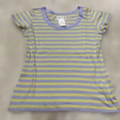 Agnes b　アニエスベー　ボーダー　コットンTシャツ　半袖(Tシャツ)