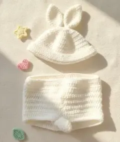 ハンドメイド ニューボーンフォト 月齢フォト コスチューム