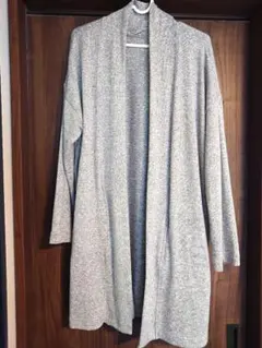 ユニクロ カーディガン 長袖 春服 グレー XLサイズ