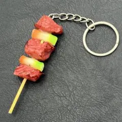 KR036 キーホルダー ねぎま 焼き鳥 おもしろ ストラップ 食品サンプル