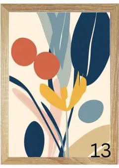 アートポスター ・北欧ミニマルデザイン・作品番号：No.13