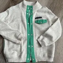 M.P.S. カーディガン 105サイズ グレー/グリーン