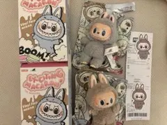 ラブブ LABUBU POPMART マカロン ぬいぐるみキーホルダー