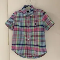 ラルフローレン　チェック柄 半袖シャツ