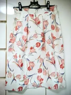 PROPORTION フラワープリント タイトスカート サイズ2