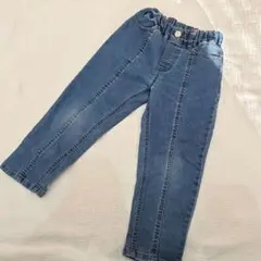 Right-on　デニムパンツ ウエストゴム バックポケット