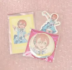 ラブライブ μ's 星空凛 缶バッジ カード ステッカー