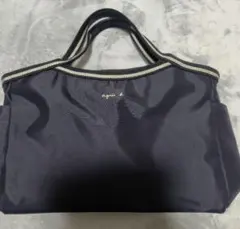 agnes b.VOYAGE ナイロン トートバッグ 黒 アニエスベーボヤージュ
