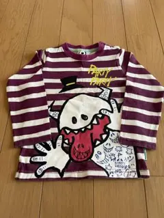パーティパーティ　おばけ柄　ボーダー　90のサムネイル