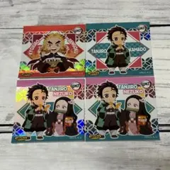 鬼滅の刃 ばかうけ シール 4点セット