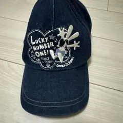 ディズニー　オズワルド　デニムキャップ