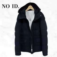 NO ID. フーデットダウンジャケット　ダウンブルゾン　アウター　紺色ネイビーのサムネイル