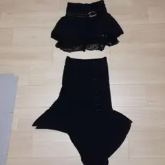 社交ダンス　レッスンウェアー2点セットスカート