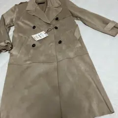 ZARA ザラ ベージュ ダブルブレストコート XS