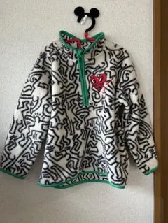 H&M Keith Haring フリースジャケット 120cm