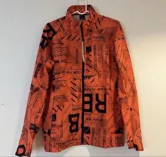 新品ミズノ　ウィンドブレーカージャケット　マウテンパーカー　オレンジ　M