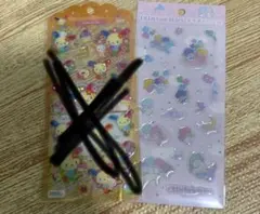 新品未使用 ウサハナ　キキララ サンリオ　ドロップジェリーシール キラぷくシール