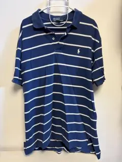 Polo by Ralph Lauren ネイビー ストライプ ポロシャツ