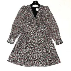 極美品✨ ケイトスペード　シルク100　シフォン ワンピ―ス　12　大きいサイズ