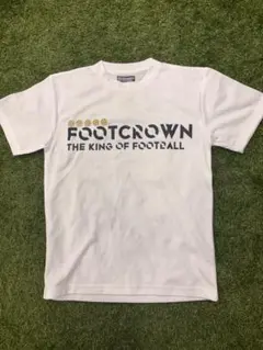 FOOTCROWN フットクラウン 半袖プラクティスシャツ ホワイト S