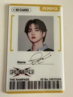 吉野北人THE RAMPAGE プレミアムグッズID CARD