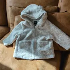 babyGapくま耳のフード付きボアジャケット 80cm！12〜18ヶ月用