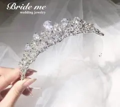 BRIDE ME ウェディング ティアラ クリスタル