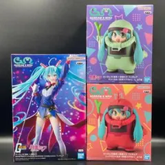 ☆ガンダム45周年 初音ミク フィギュア ３点セット