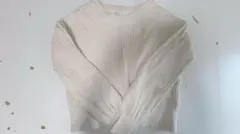 GAP キッズ　セーター　ニット　冬服　白　アイボリー