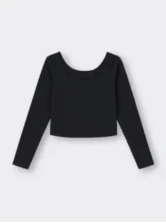 guリブクロップドt