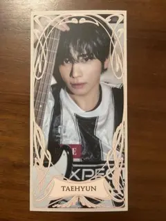 txt popup 韓国 シーグリ キャラクターカード　テヒョン