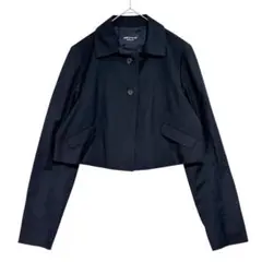 コムサデモード　ショート丈 ジャケット　ネイビー　M