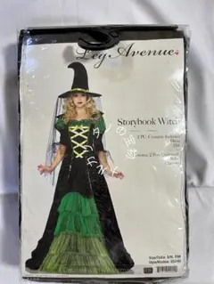 ハロウィン 緑 黒 魔女 コスチューム S-Mサイズ