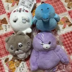 ナガノキャラクターズ ぬいぐるみ マスコット まとめ売り 4点セット