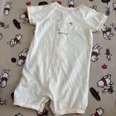 COMME CA ISM ロンパース 半袖　クリーム色　50〜70