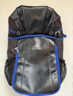 adidas サッカー ボール用デイバック 黒/青