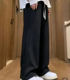 メンズ カジュアルルーズストレートレッグ