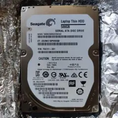 Seagate 2.5インチ HDD 500GB 正常動作品 本体