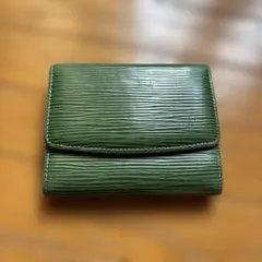 ルイヴィトン LV エピ カードケース グリーン系