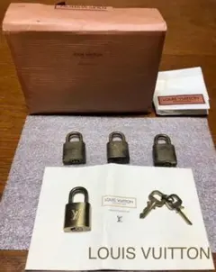 ★お値打品★LOUIS VUITTON 南京錠 カデナ パドロック4個組 310