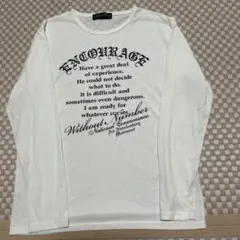 PRACT プラクト 英字ロゴ Tシャツ 白ホワイト LL ユニセックス 古着