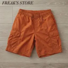 FREAK'S STORE ナイロン カーゴショーツ オレンジのサムネイル