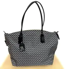 ロベルタピエリ トートバッグ ブラック・ホワイト 美品