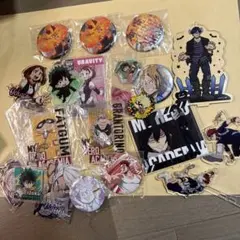 ヒロアカ　缶バッジ　アクリルスタンド　まとめ売り　20点セット