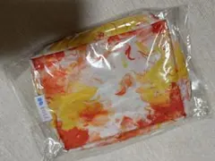 KOSE コーセー ポーチ オレンジ イエロー マーブル柄【非売品】のサムネイル