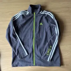 adidas F50 ダークグレー フリースジャケット L