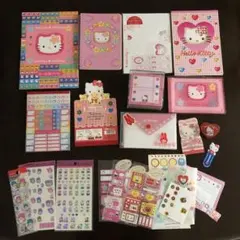 ハローキティ　メモ帳　ノート　シール　まとめ売り　平成レトロ　サンリオ