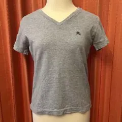 BURBERRY BLUE LABEL Vネック 半袖Tシャツ グレーのサムネイル