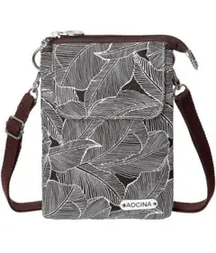 キャンバス ショルダーバック スマホポーチ 斜めがけ ズックバック 携帯ケース